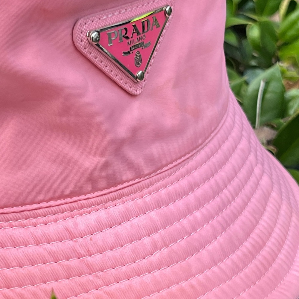 Prada Pink Bucket Hat